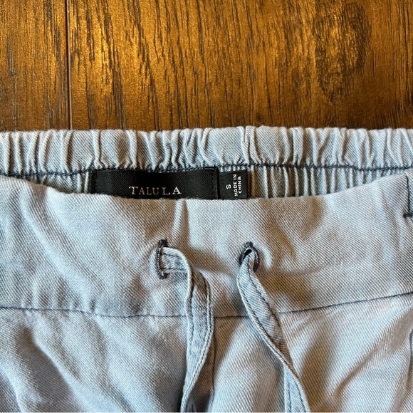 ARITZIA Talula Los Feliz Chambray Joggers Light Blue Wash | S - Picture 6 of 11